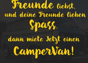 Sommer verlängern! CamperVan mieten!