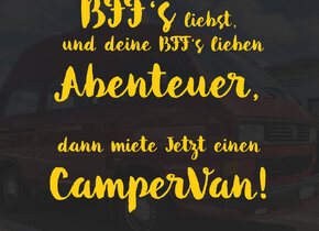 Sommer verlängern! CamperVan mieten!