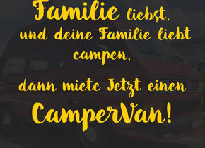 Sommer verlängern! CamperVan mieten!