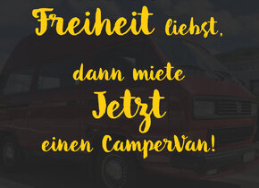 Sommer verlängern! CamperVan mieten!