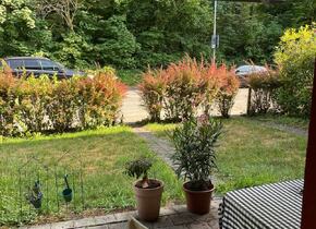 1.5 flat with private garden for sublet in October