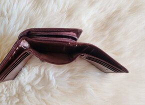 echtes Leder: Tasche und Portemonnaie - 75 CHF