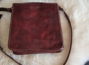 echtes Leder: Tasche und Portemonnaie - 75 CHF