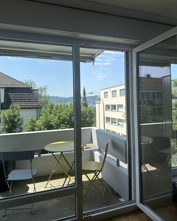 Sunny and quiet fully furnished one bedroom apartment in Höngg