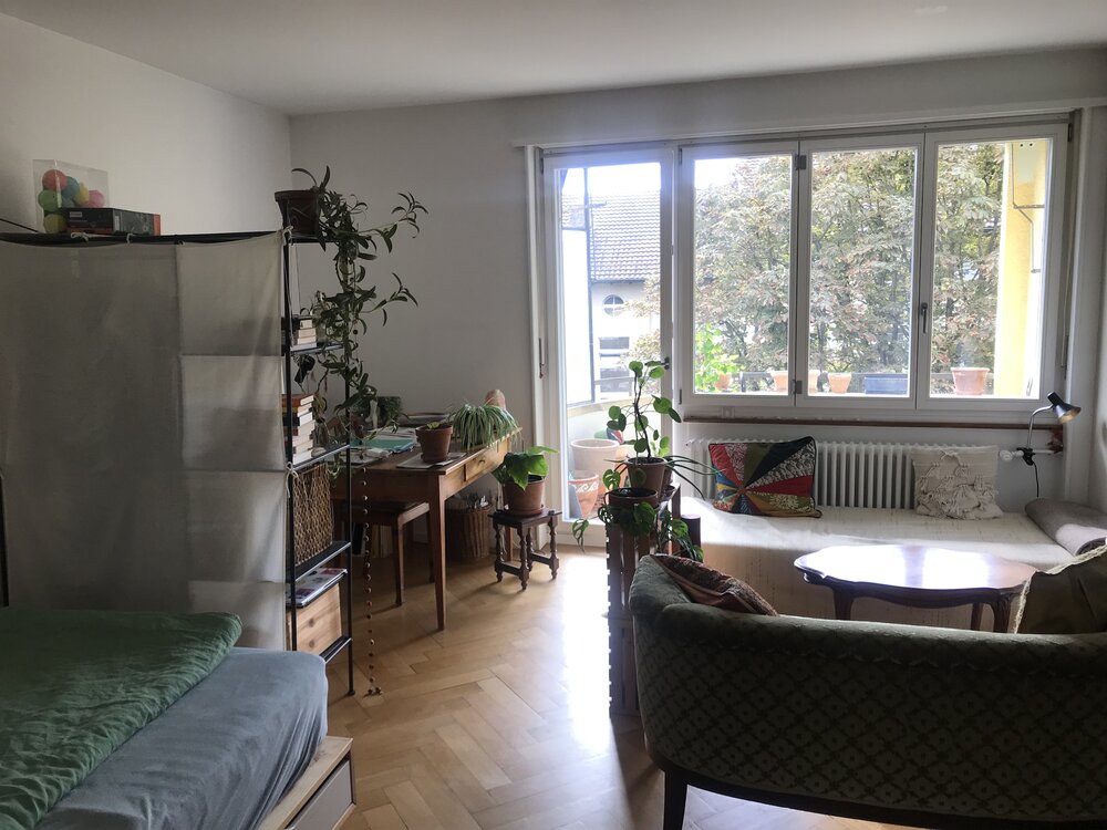 Ruhige und zentral gelegene Wohnung mit Blick ins Grün...