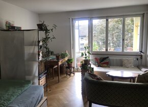 Ruhige und zentral gelegene Wohnung mit Blick ins Grün...