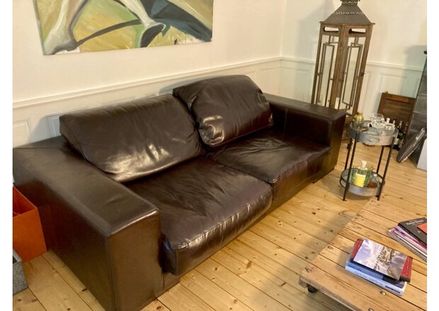 Design leather couch | Design Leder Couch / Sofah | 390 CHF or good offer