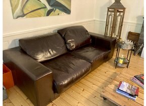 Design leather couch | Design Leder Couch / Sofah | 390...