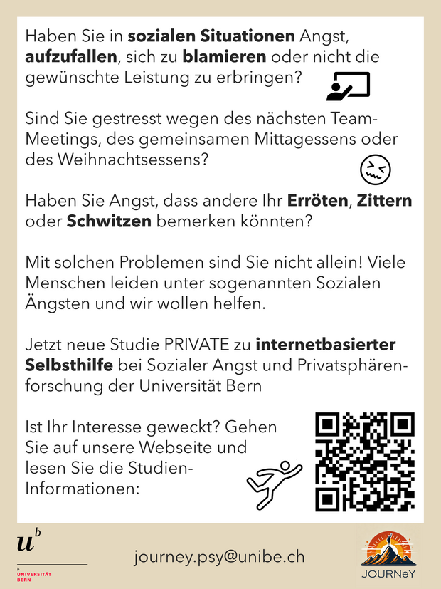 Studienteilnehmende gesucht: Online Selbsthilfe für...