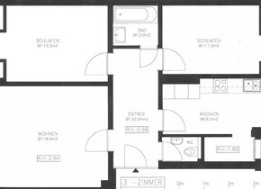 3 Zimmer-Wohnung in Wiedikon mieten