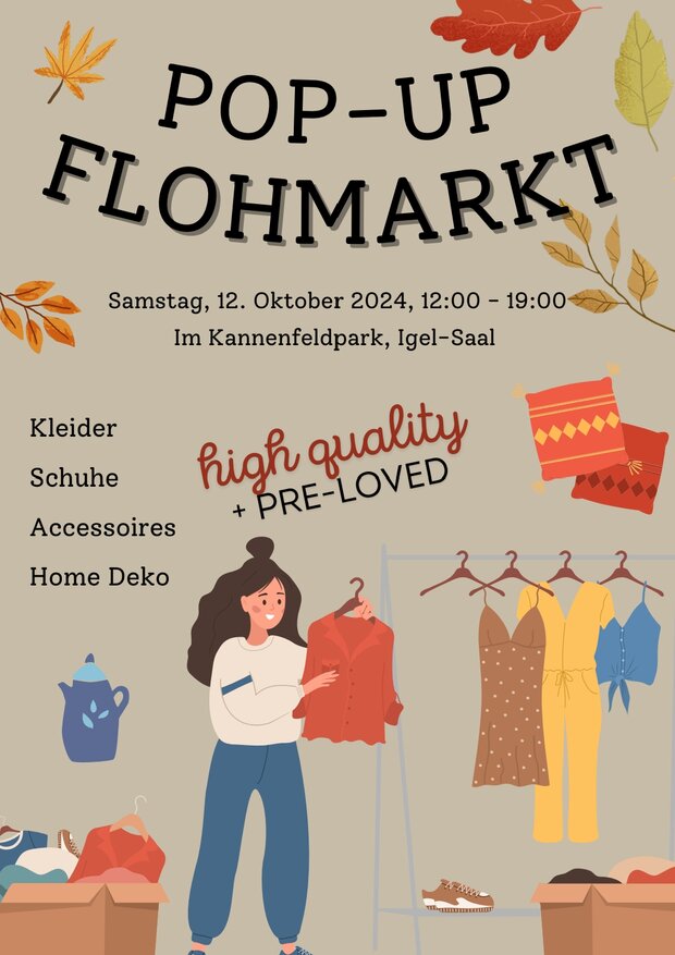 Pop Up Flohmarkt im Kannenfeldpark