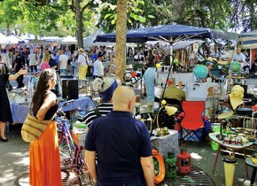 Flohmarkt am Bürkliplatz, Zürich