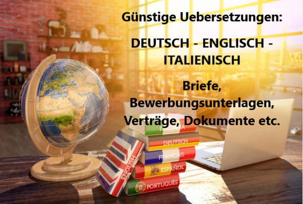 Übersetzungen aller Texte in DEUTSCH – ITALIENISCH –...