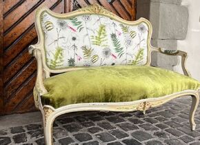 Antikes Florentiner Sofa im Stil Renaissance