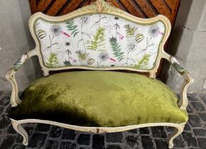 Antikes Florentiner Sofa im Stil Renaissance