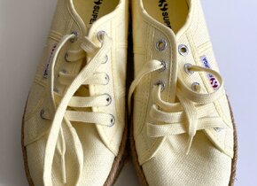 Neuwertiger SUPERGA Sneaker im Espadrilles Stil, Grösse 37