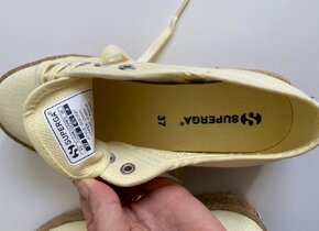 Neuwertiger SUPERGA Sneaker im Espadrilles Stil, Grösse 37