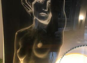 Plexiglas Bild ManRay-Style 160x220 cm beleuchtbar