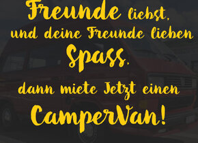 Sommer verlängern! Campervan mieten!