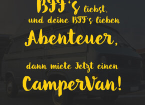 Sommer verlängern! CamperVan mieten!