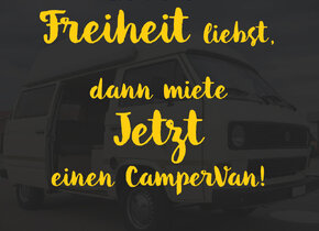 Sommer verlängern! CamperVan mieten!