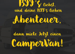 Sommer verlängern! CamperVan mieten!