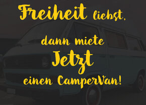 Sommer verlängern! CamperVan mieten!