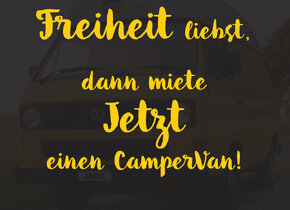 Sommer verlängern! CamperVan mieten!