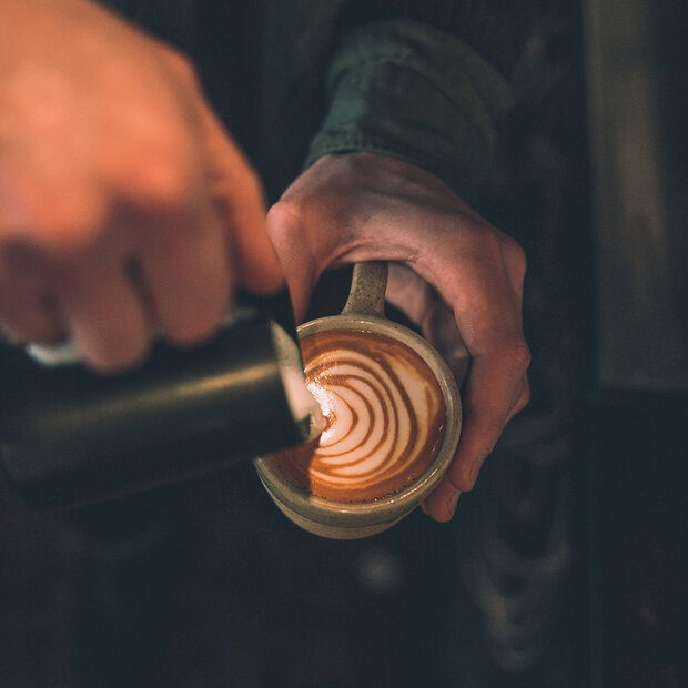 Barista am Weihnachtsmarkt Aarau