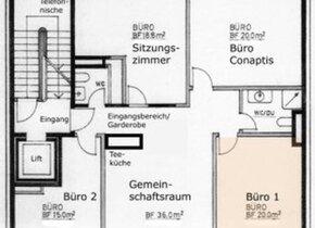 Separater Büroraum inkl. mögliche Mitbenutzung...