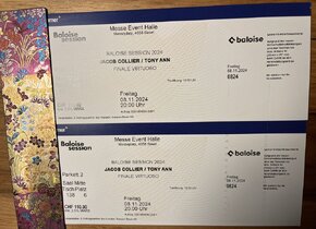 2 Tickets für JACOB COLLIER UND TONY ANN an der Baloise...