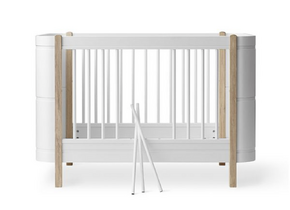 Wood Mini+ Mitwachsendes Bett für Kinder (0-9 Jahre)