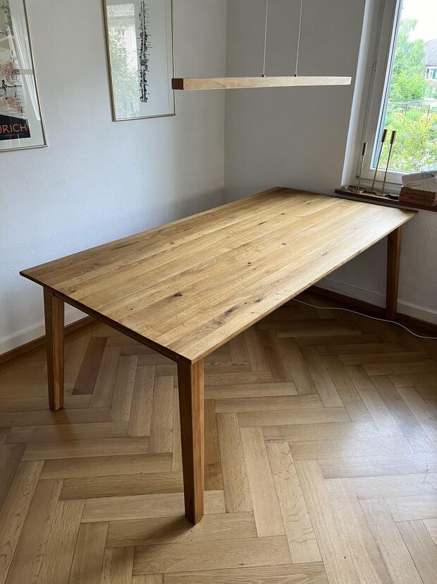 Esszimmertisch (Auszugtisch mit 2 Klappeinlagen je 60cm)