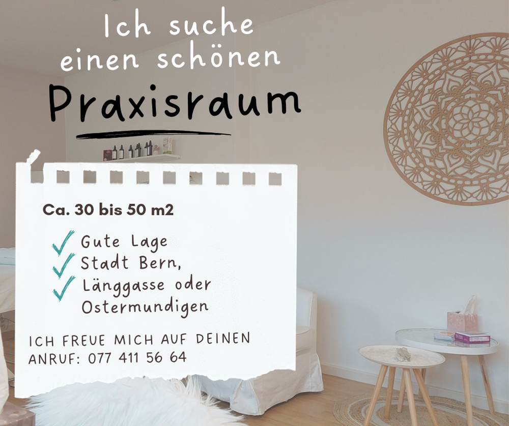 Praxisraum gesucht