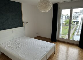 Möblierte Wohnung, 91 m2; mit Balkon und...