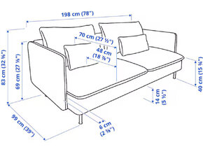 Wunderschönes und bequemes Sofa