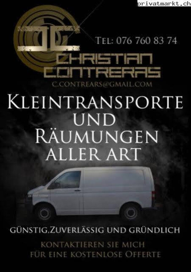 Chrigu's Kleintransporte und Räumungen  RÄUMUNGEN...