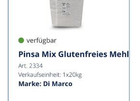 AKTION! Mehl - Glutenfrei, 20kg Säcke zu verkaufen