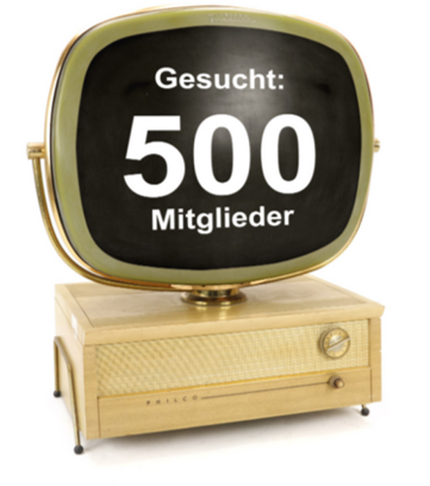 500 Mitglieder gesucht!