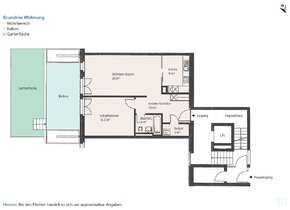 2.5 Zimmer Gartenwohnung mit Parkplatz befristet zu...