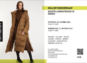 Kollektionsmusterverkauf 30.10. - 31.10.2024