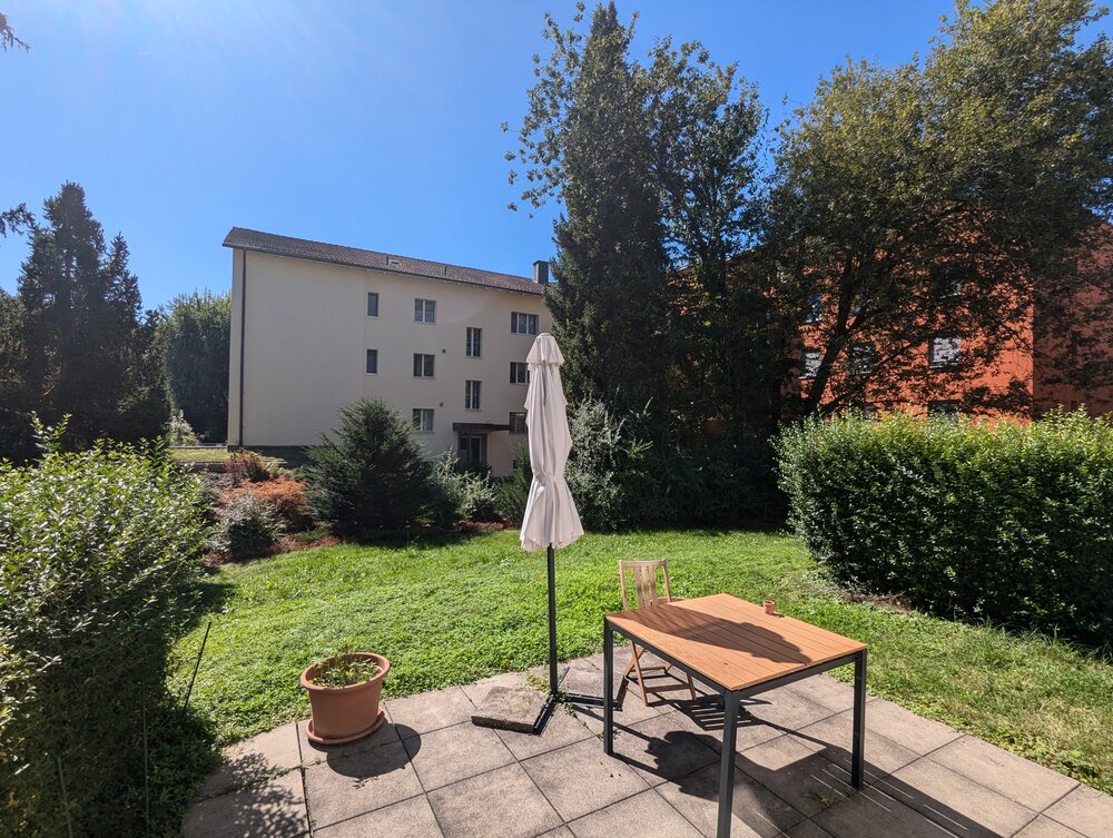 3.5 rooms appartment in Zurich-Oerlikon with garden