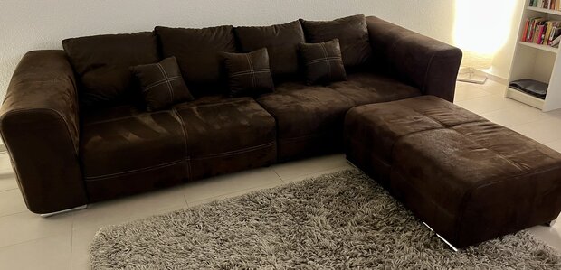 Sofa inkl. Hocker