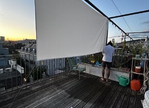 Wohnungstausch; Lust auf private Dachterrasse?