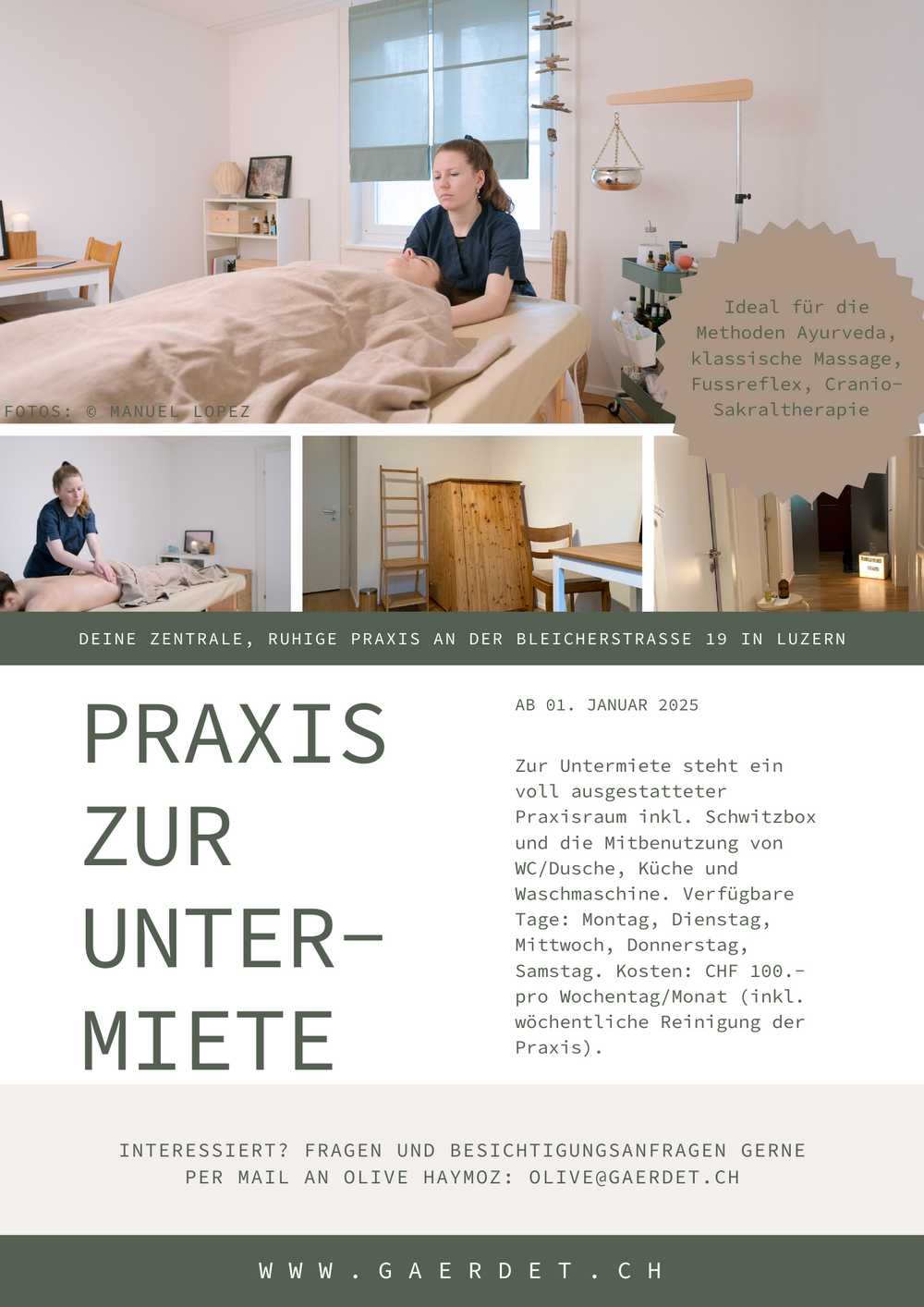 Praxisraum zur Untermiete