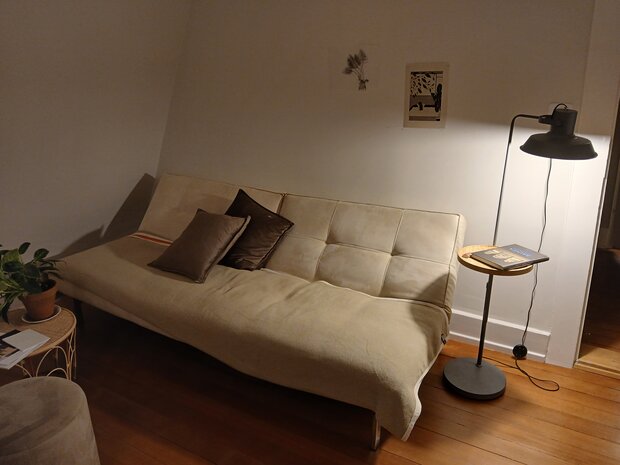 Sofa beige, splitt inovation