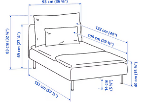 IKEA SÖDERHAMN Sofa zu verkaufen - CHF 250 inkl. 4...