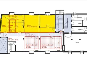 Atelier/Musikstudio 110m2 + WC/Dusche (8m2)