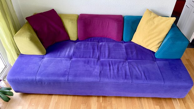 Bunte-Sofa-Bett-Couch "Havanna"