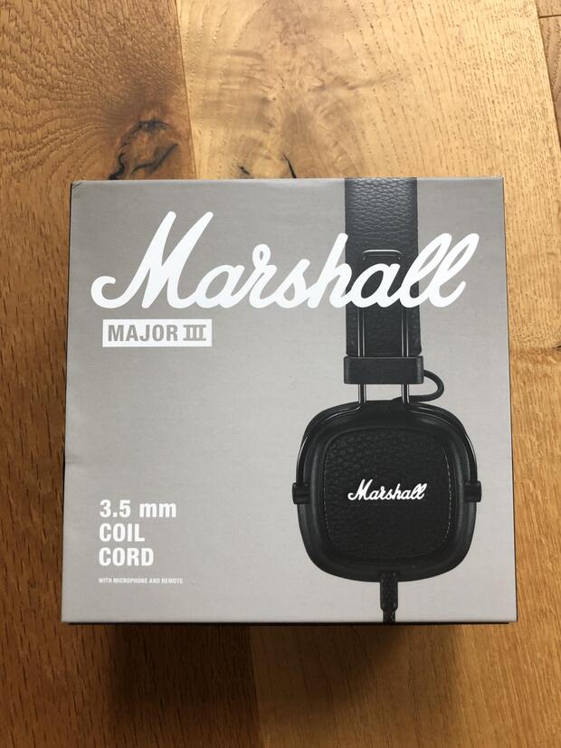 Marshall Major III 3.5 mm Kopfhörer Schwarz